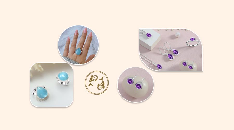 Pisces Birthstones Mystical Energy: Unlock The Meaning, Symbolism, Benefits Of Aquamarine & Amethyst