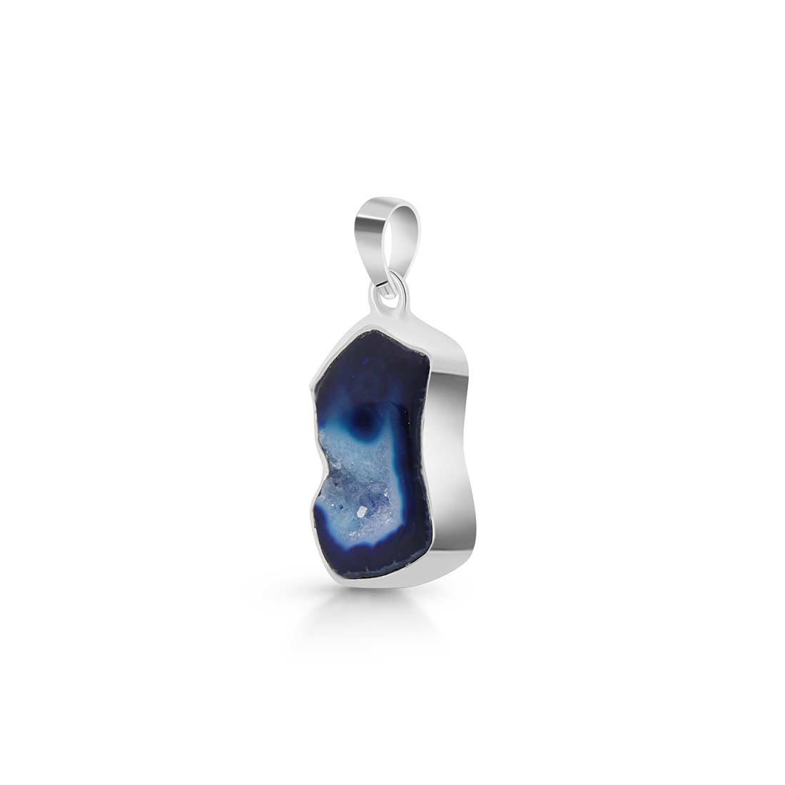 Agate (Blue) Pendant-(ABU-P-1.)