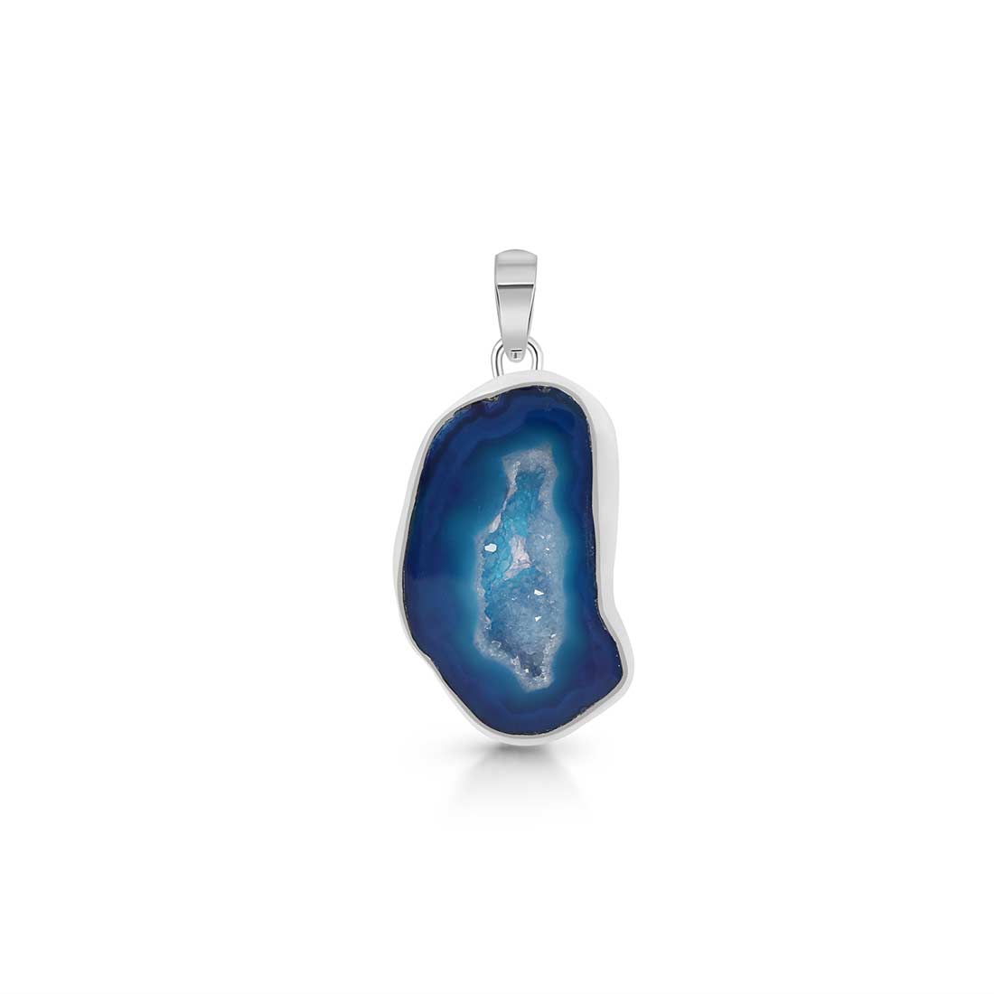 Agate (Blue) Pendant-(ABU-P-16.)