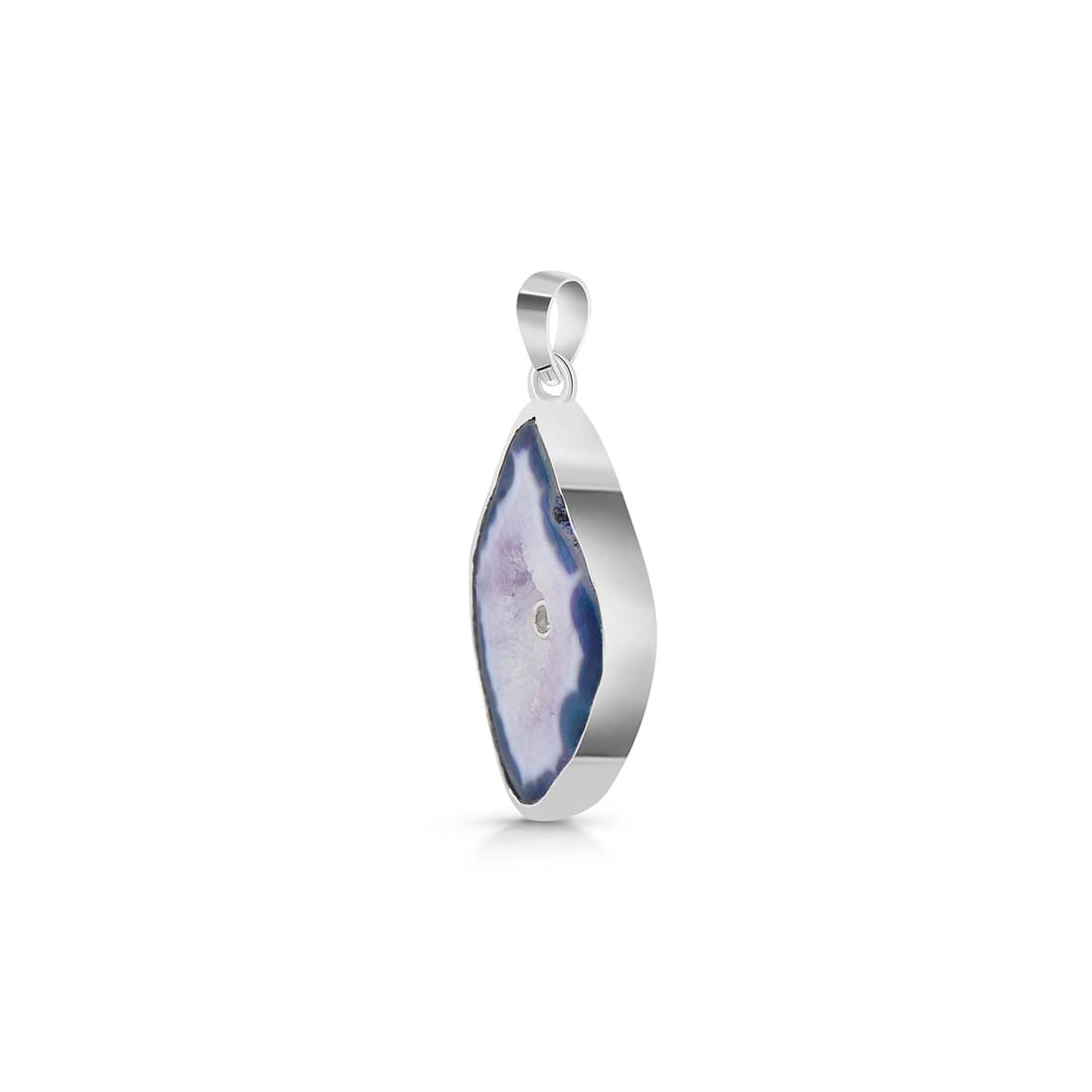 Agate (Blue) Pendant-(ABU-P-19.)