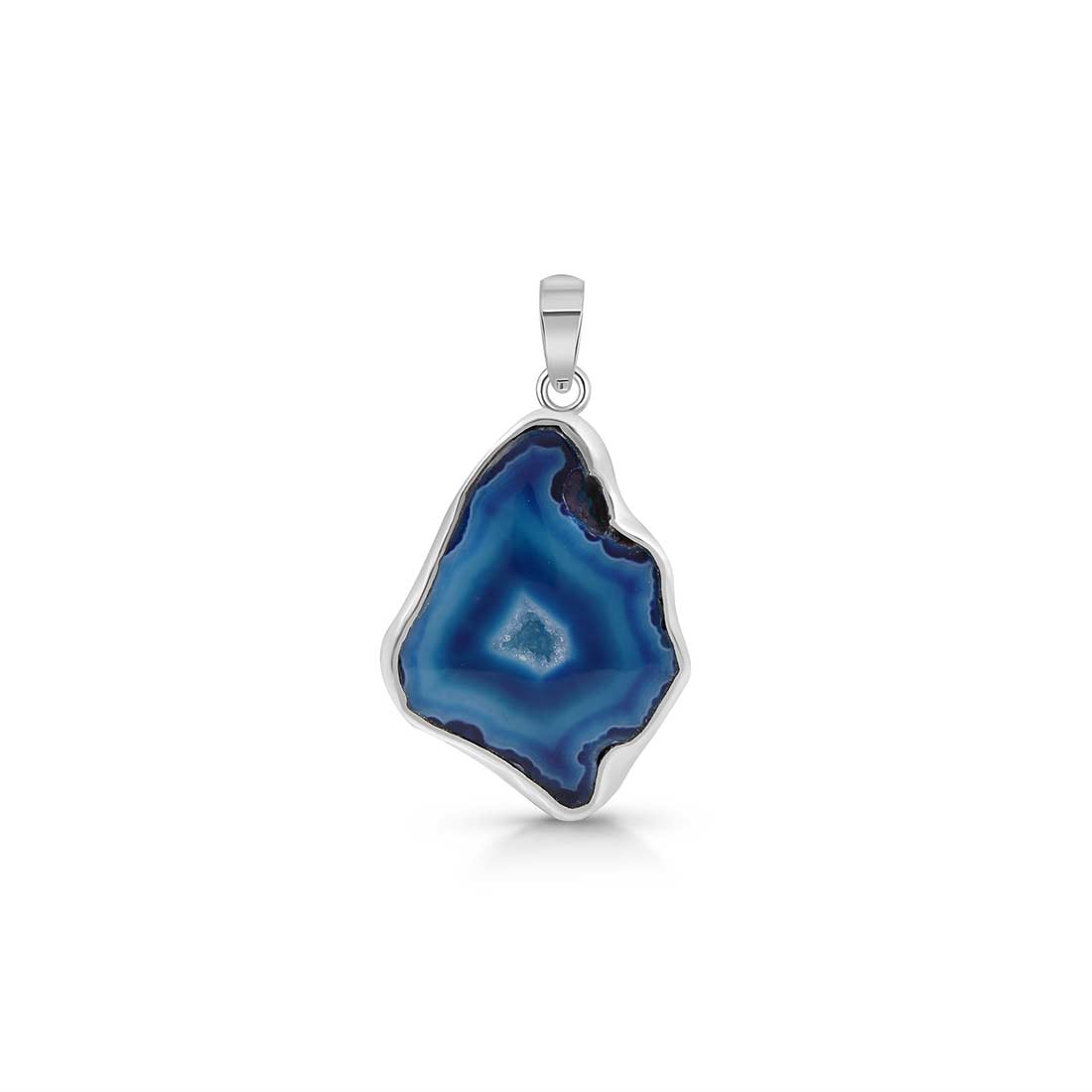 Agate (Blue) Pendant-(ABU-P-23.)