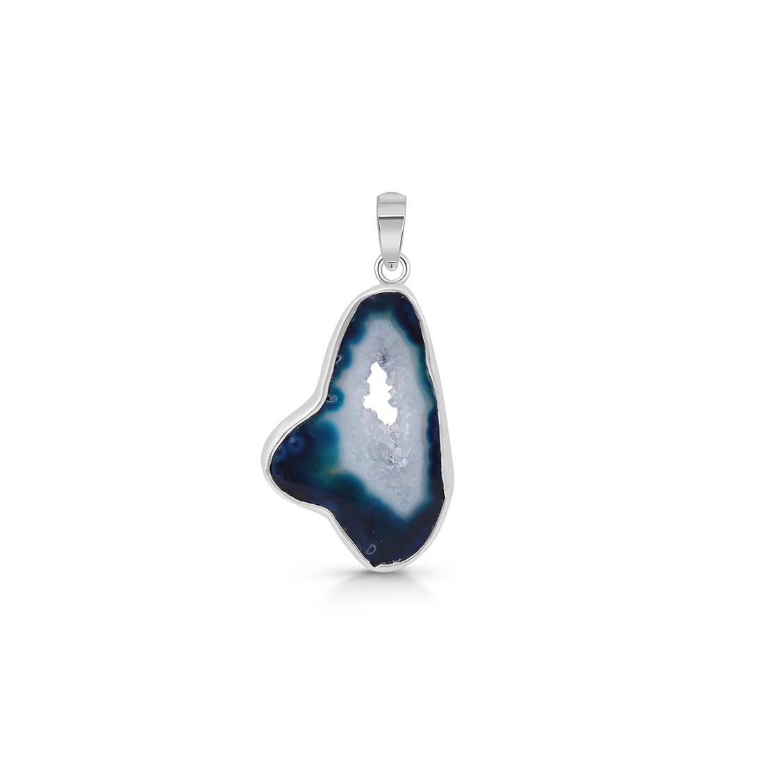 Agate (Blue) Pendant-(ABU-P-26.)