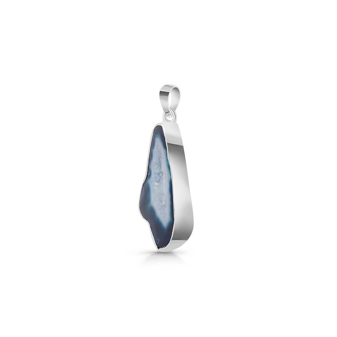 Agate (Blue) Pendant-(ABU-P-26.)