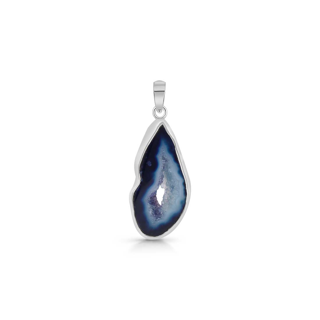 Agate (Blue) Pendant-(ABU-P-27.)