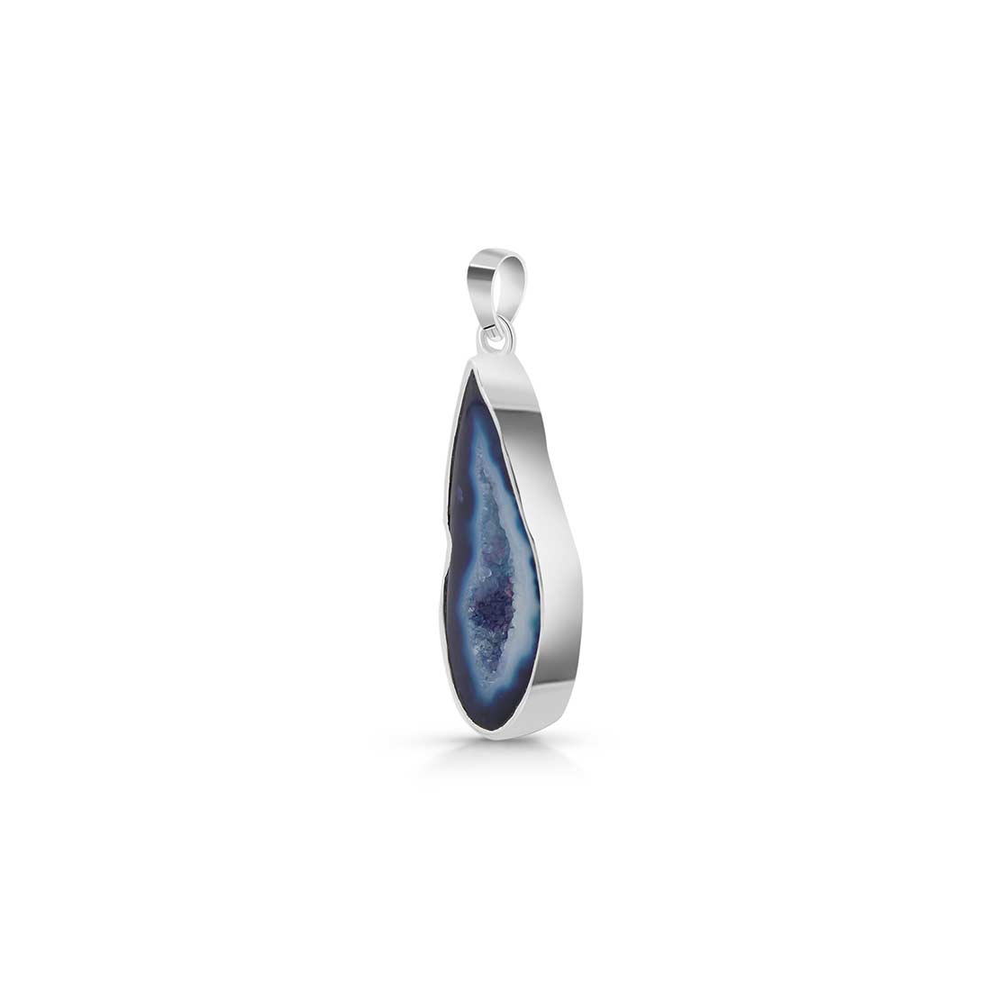 Agate (Blue) Pendant-(ABU-P-27.)