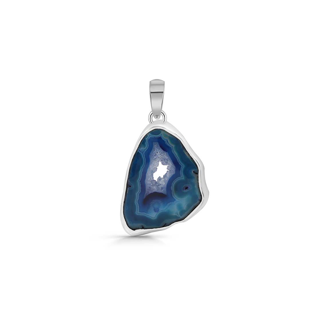 Agate (Blue) Pendant-(ABU-P-4.)