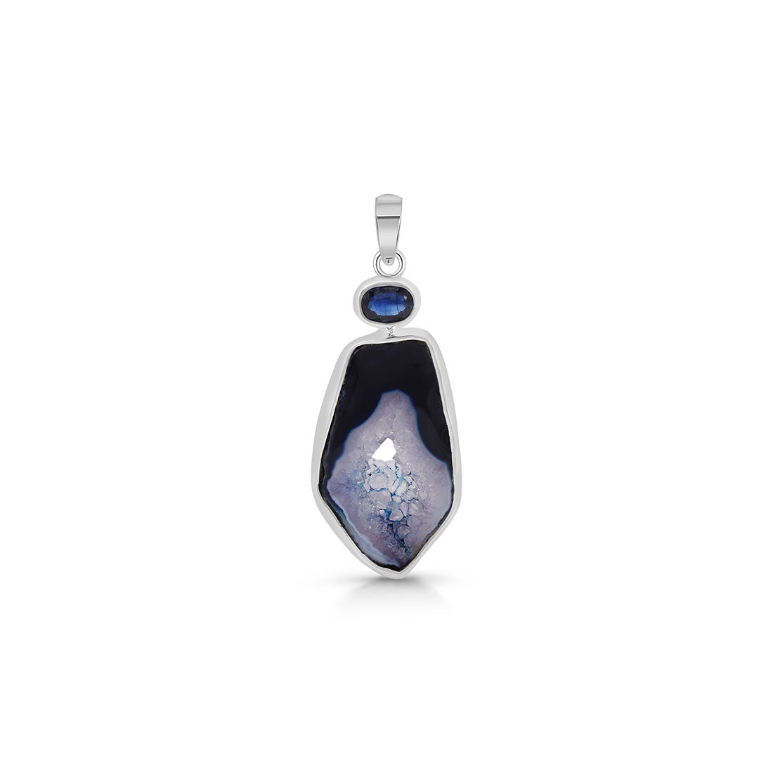 Agate (Blue) Pendant-(ABU-P-41.)