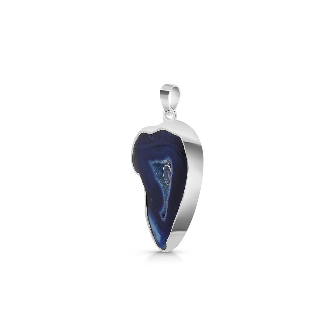 Agate (Blue) Pendant-(ABU-P-45.)