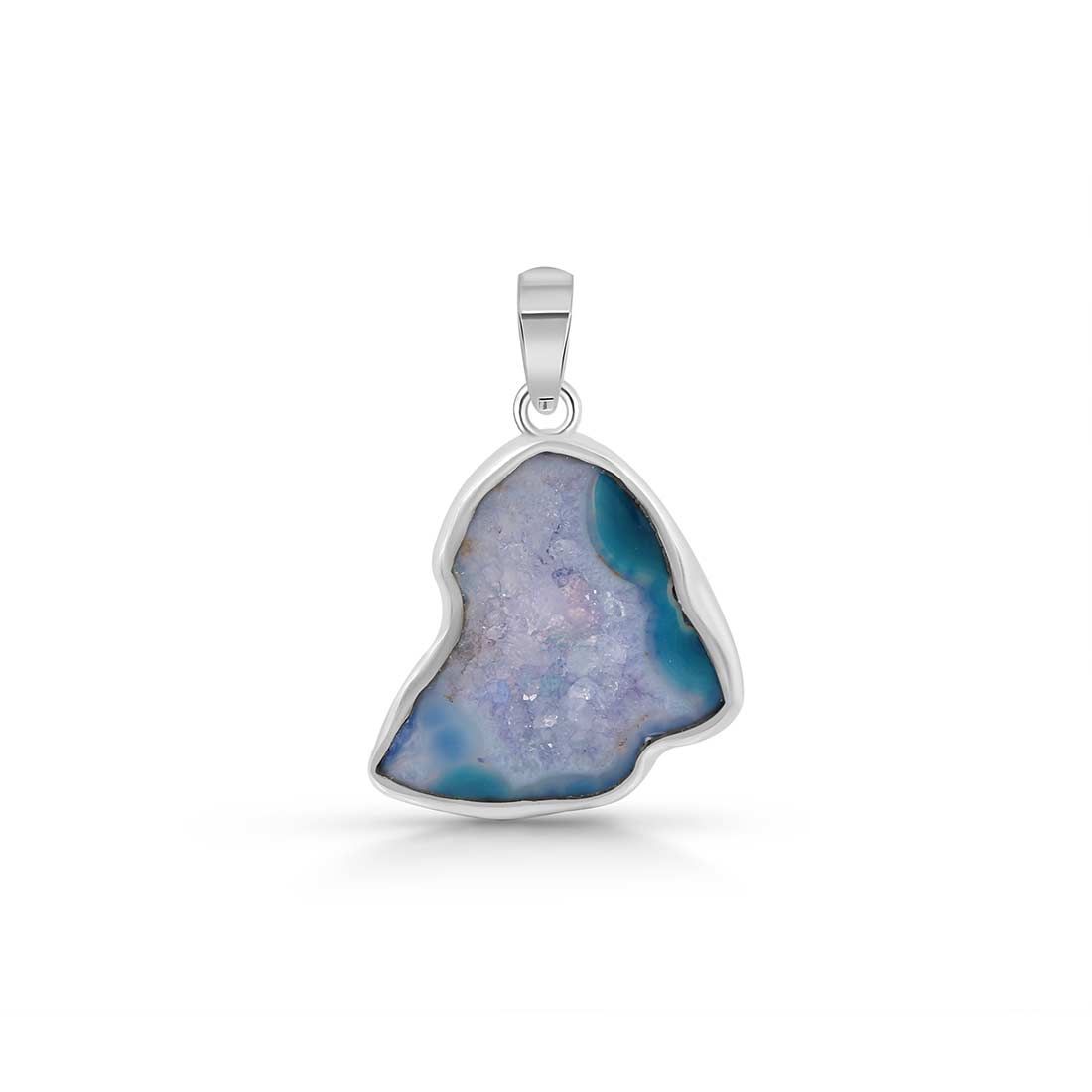 Agate (Blue) Pendant-(ABU-P-5.)