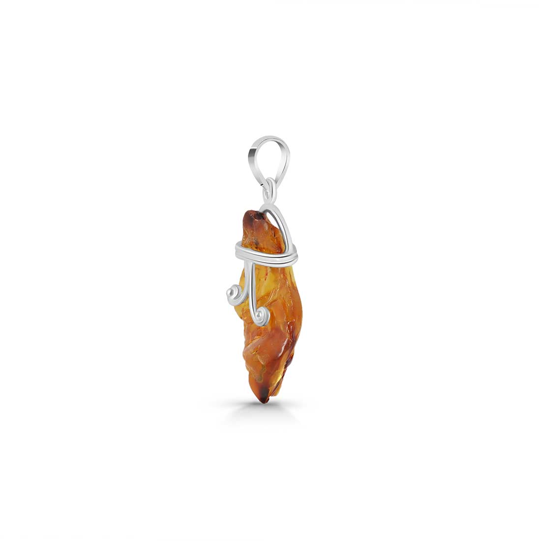 Amber Pendant-(AMB-P-34.)