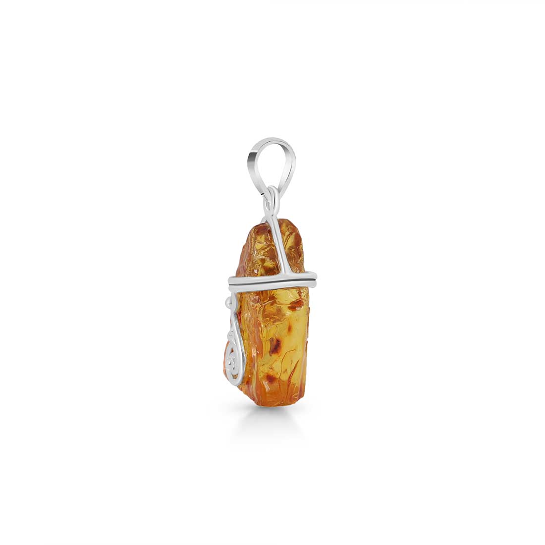 Amber Pendant-(AMB-P-41.)