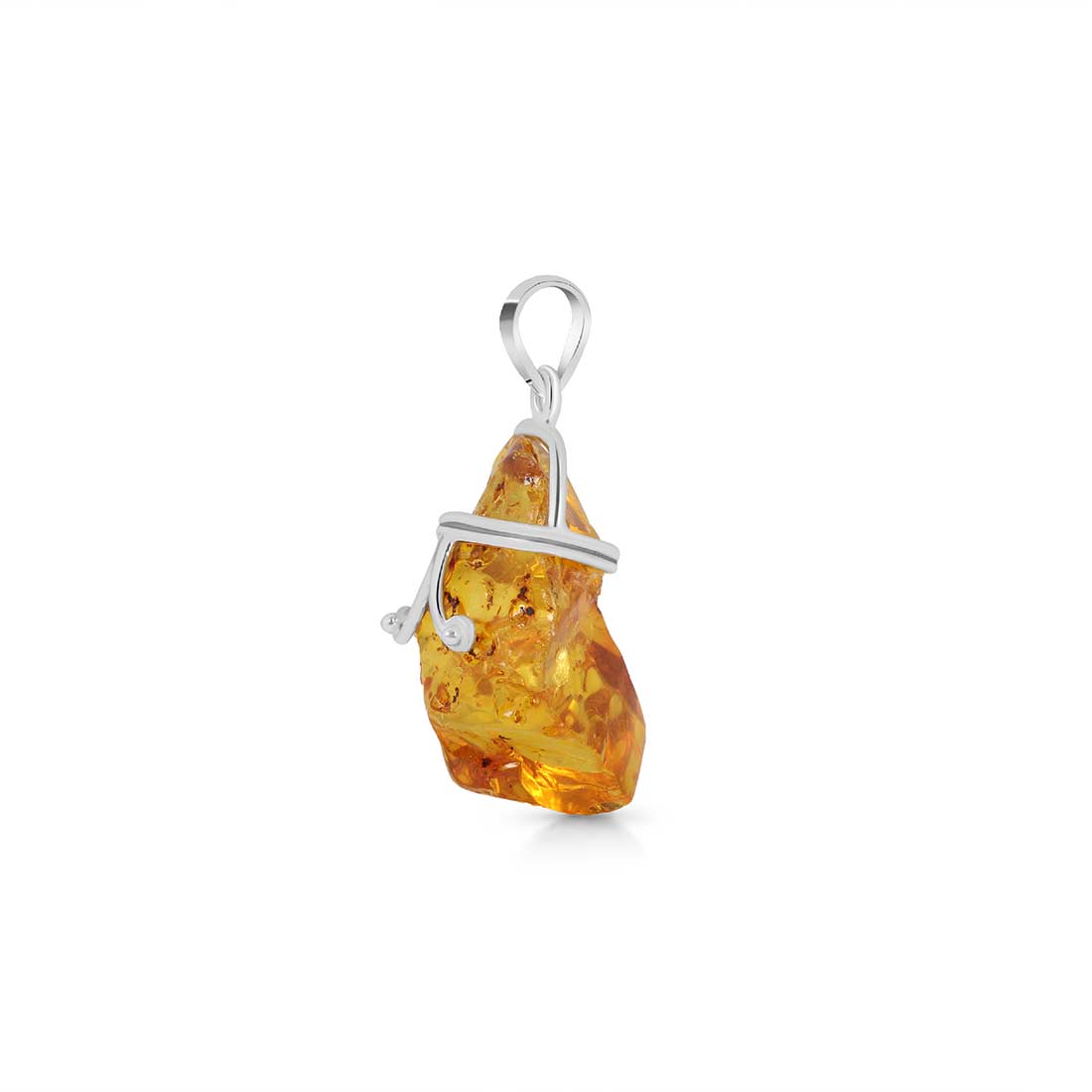 Amber Pendant-(AMB-P-42.)