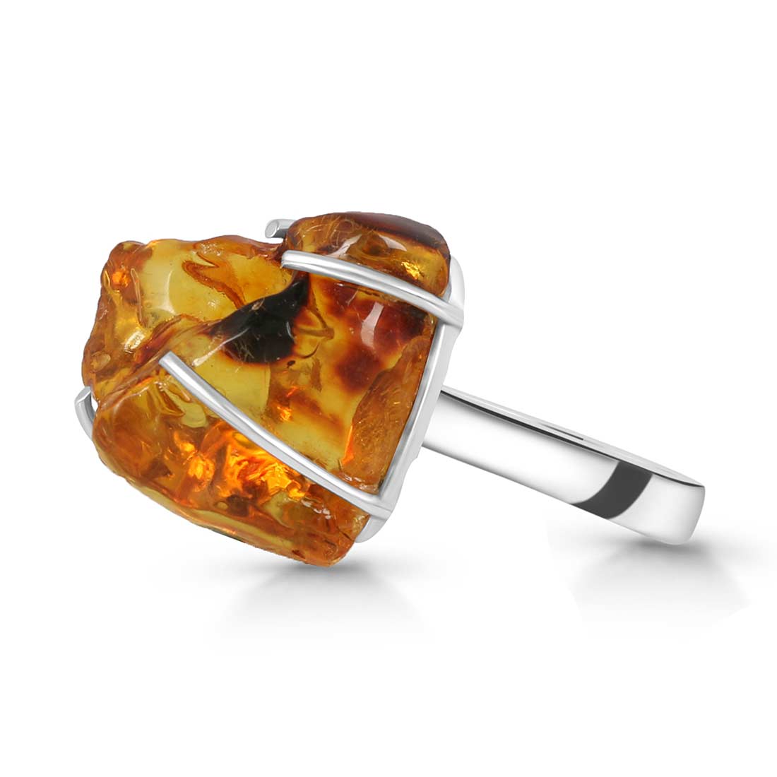 Amber Adjustable Ring-(AMB-R-19.)