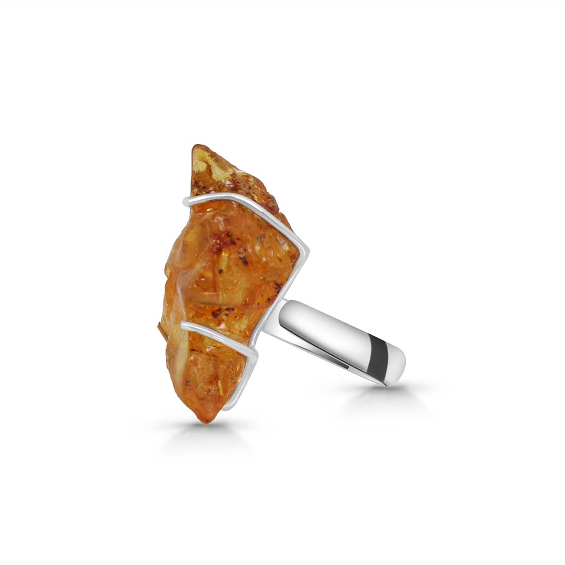 Amber Adjustable Ring-(AMB-R-4.)