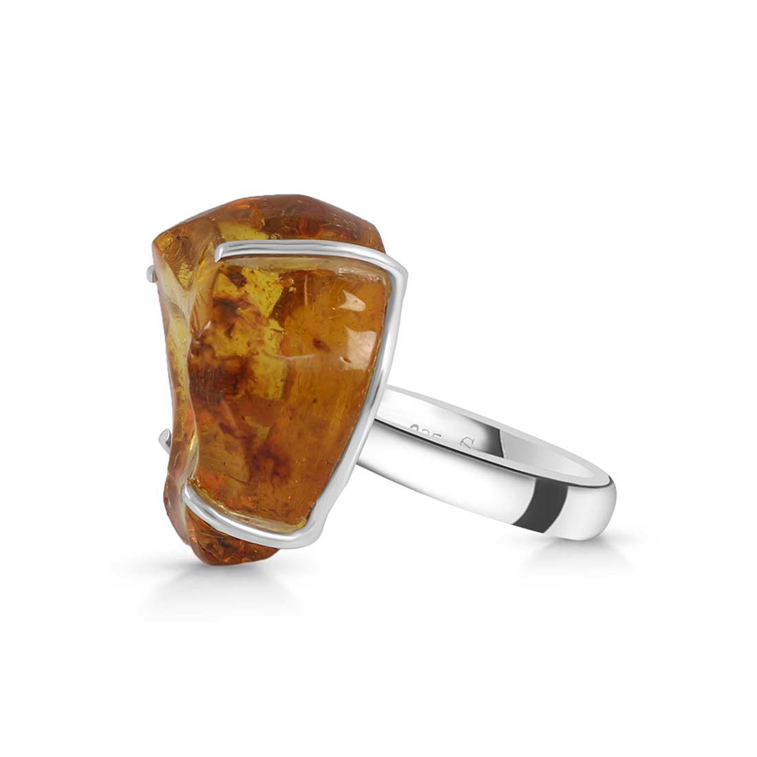 Amber Adjustable Ring-(AMB-R-9.)