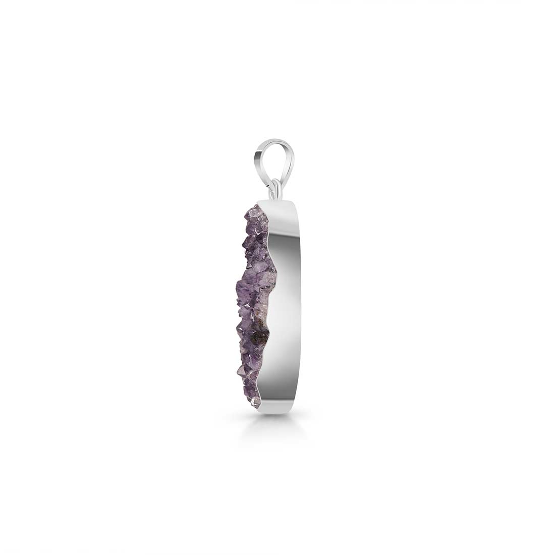 Amethyst Druzy Pendant-(AMD-P-5.)