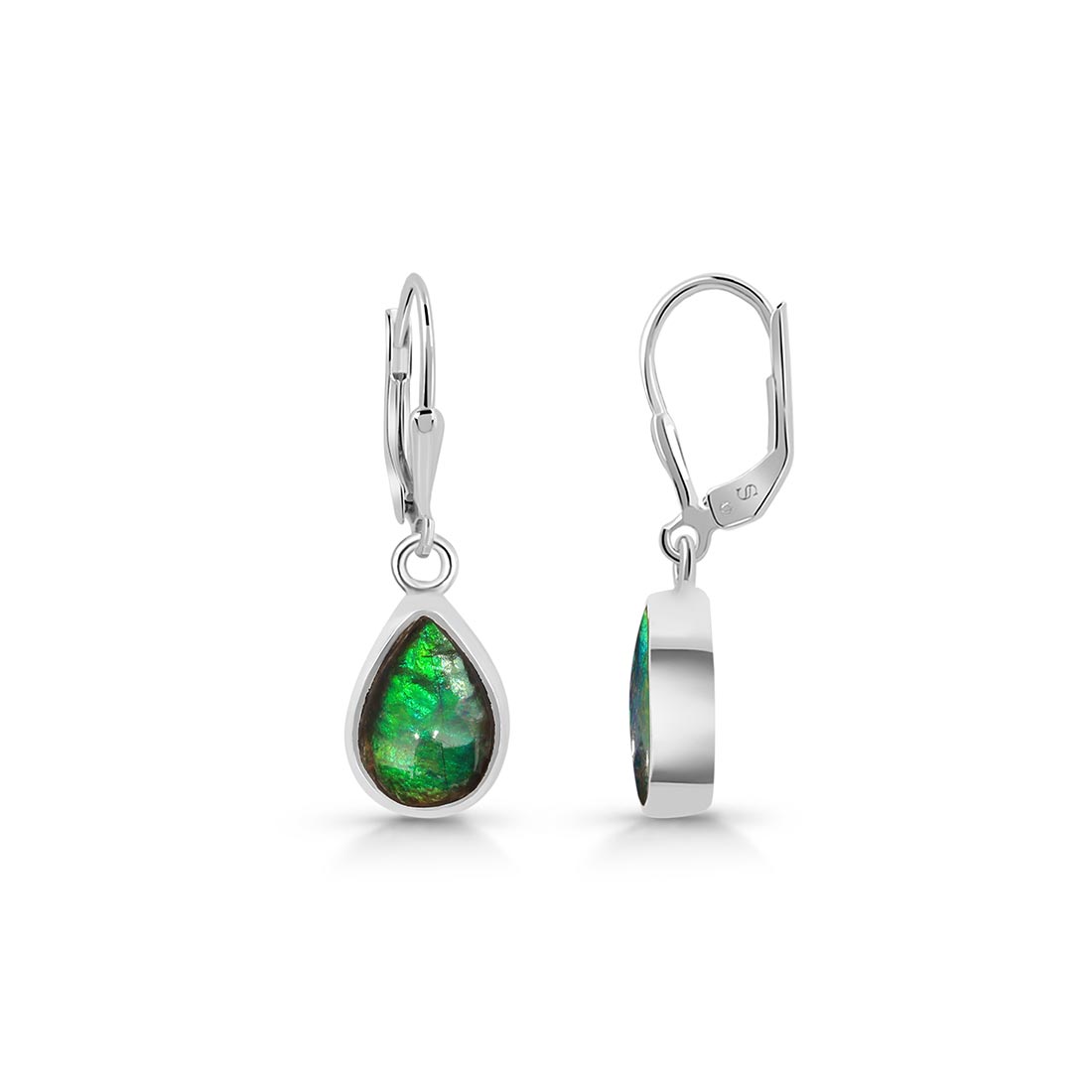 Ammolite Earring-(AML-E-19)