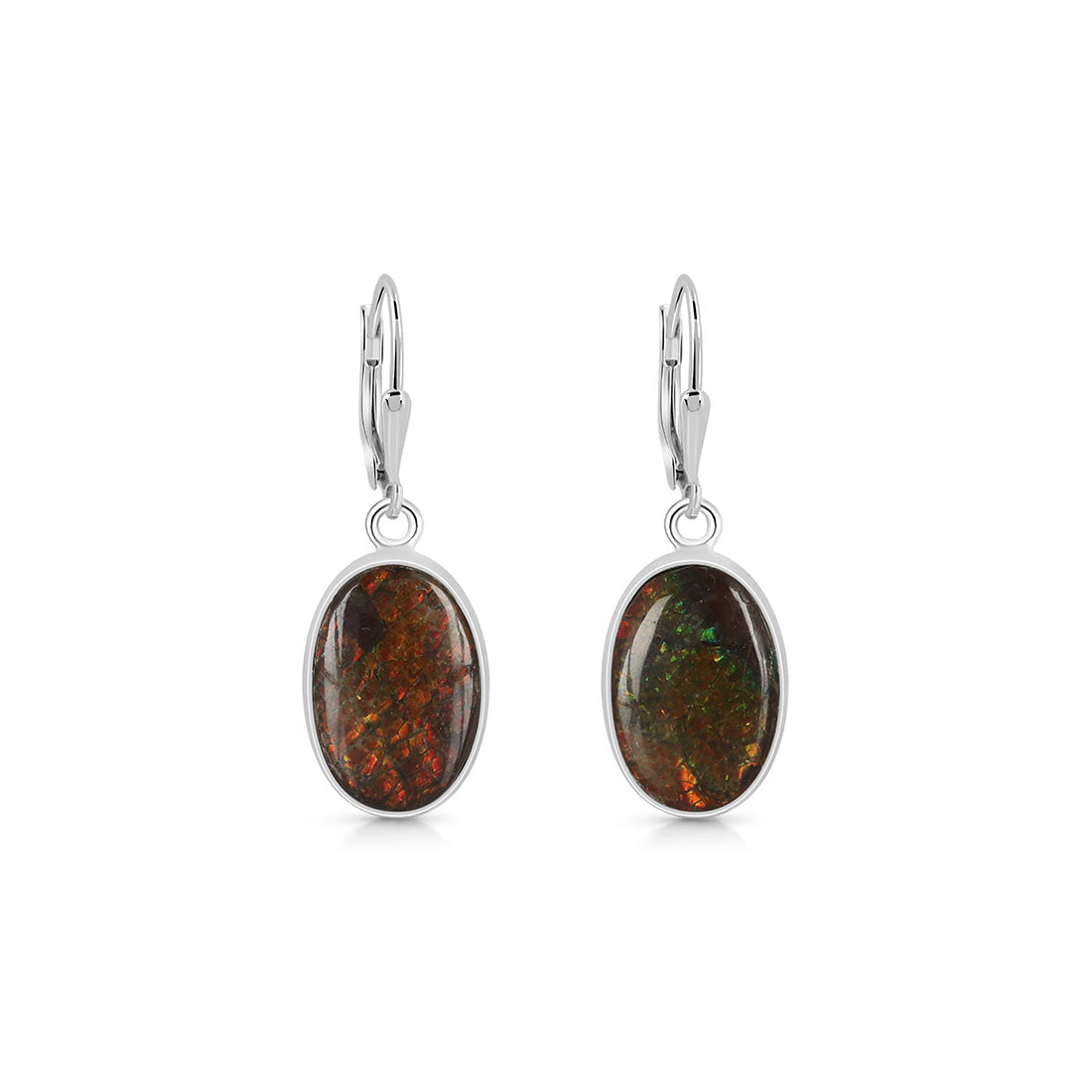 Ammolite Earring-(AML-E-28.)