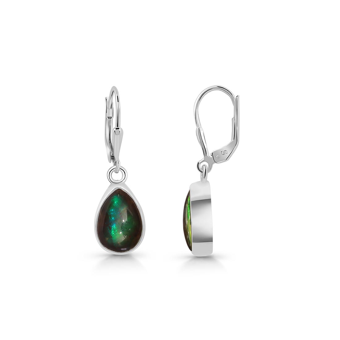 Ammolite Earring-(AML-E-7)