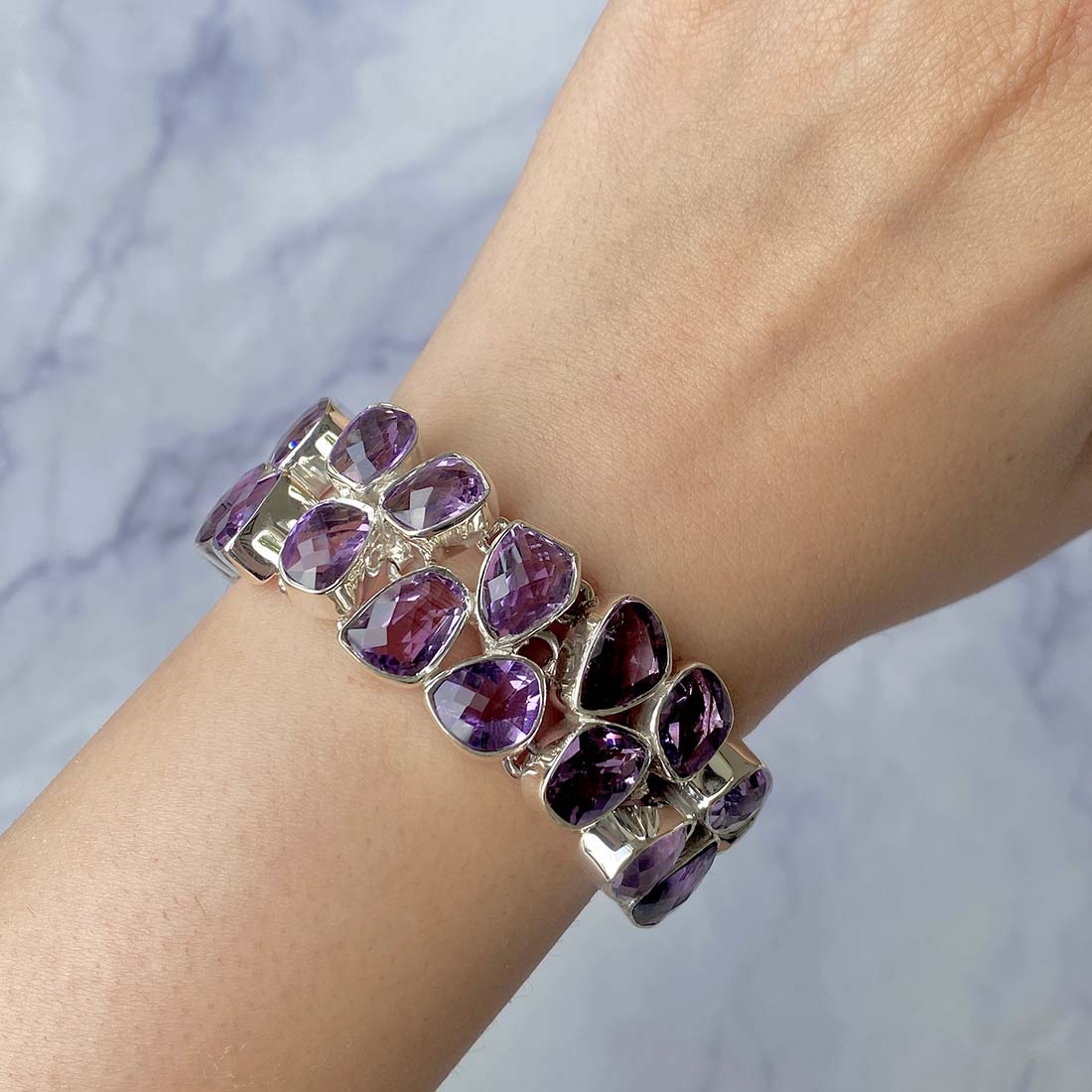 Amethyst Bracelet-(AMT-B-5.)