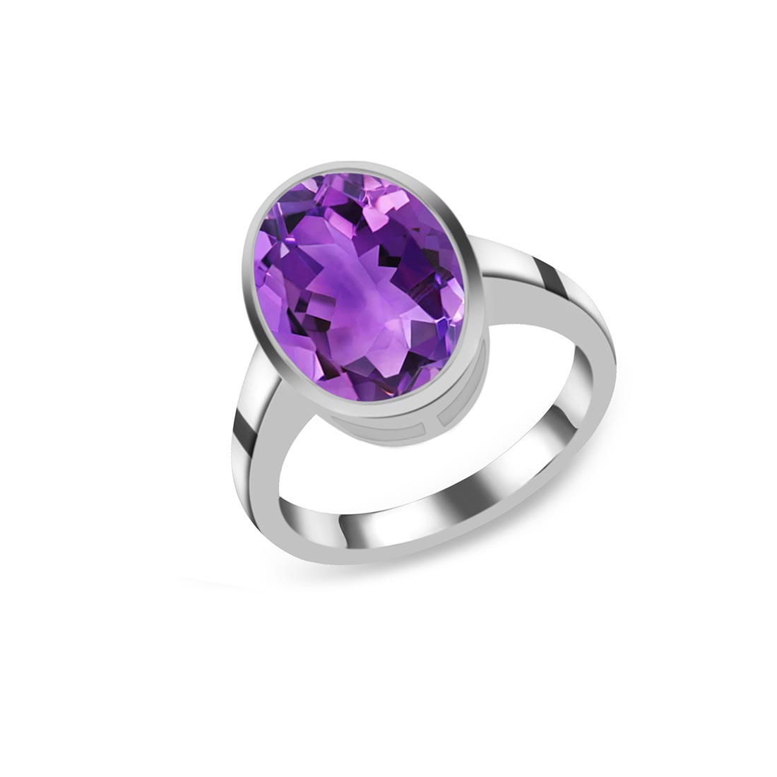 Amethyst Ring-(AMT-SR-1892.)