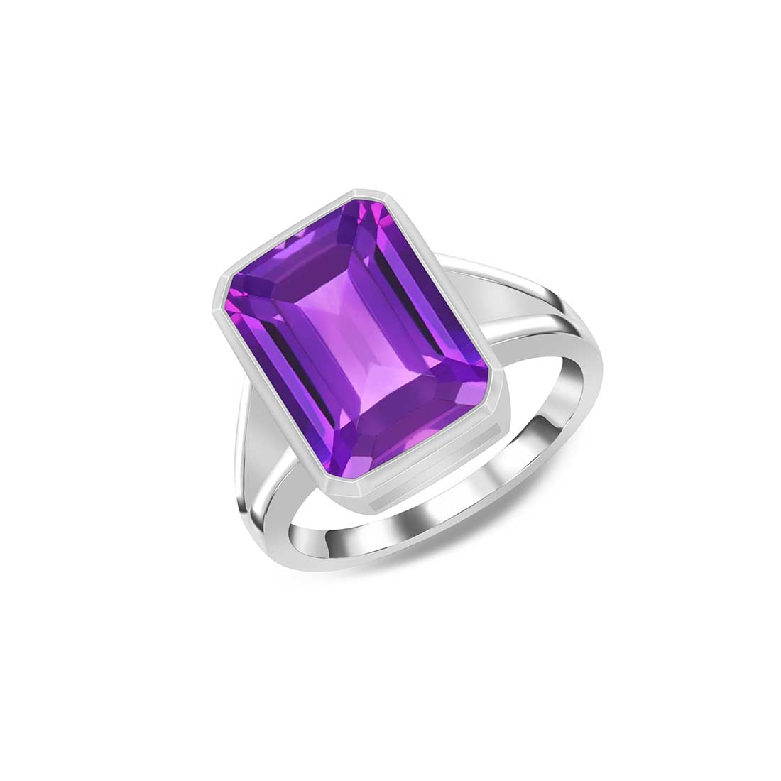 Amethyst Ring-(AMT-SR-1928.)