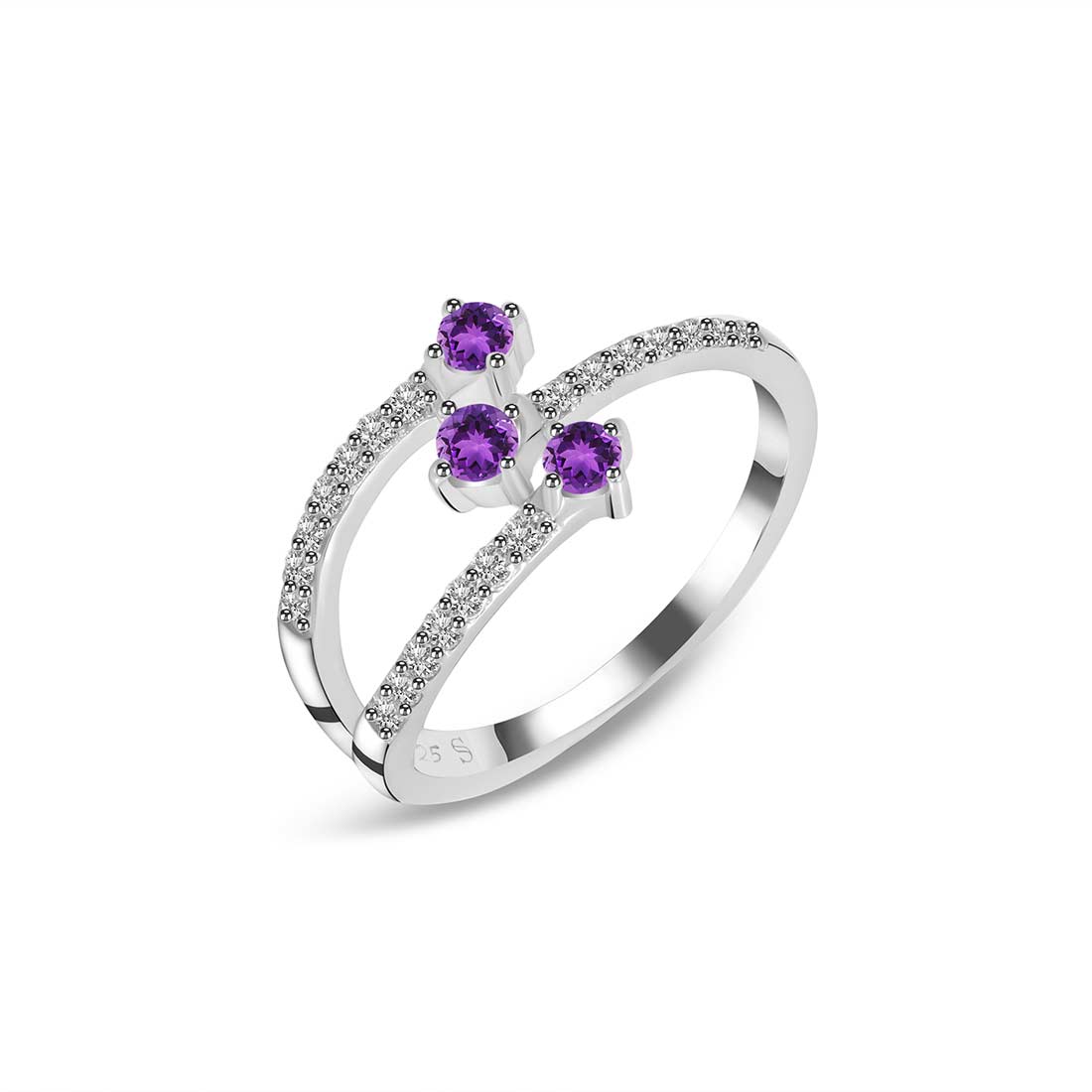 Amethyst Ring-(AMT-SR-2520.)