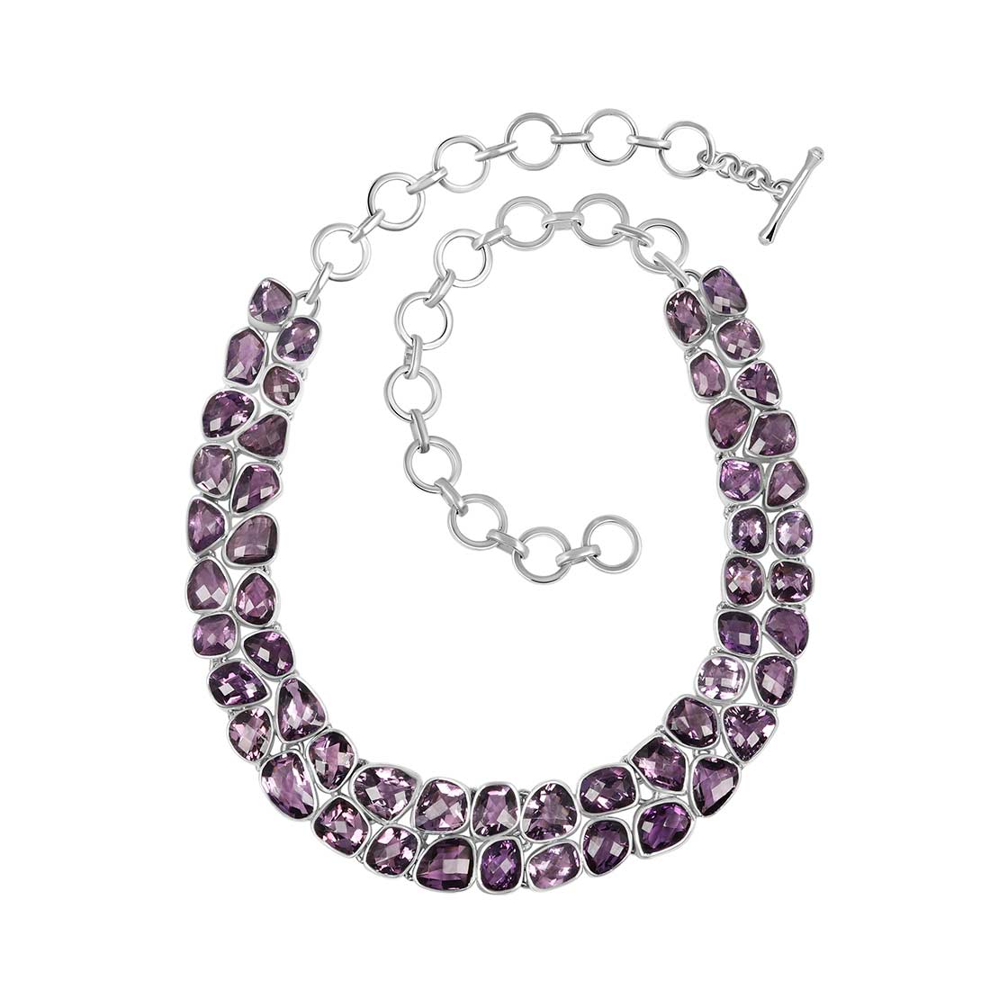 Amethyst Necklace-(AMT-N-1.)