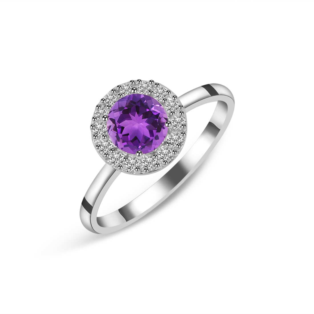 Amethyst Ring-(AMT-SR-1768.)