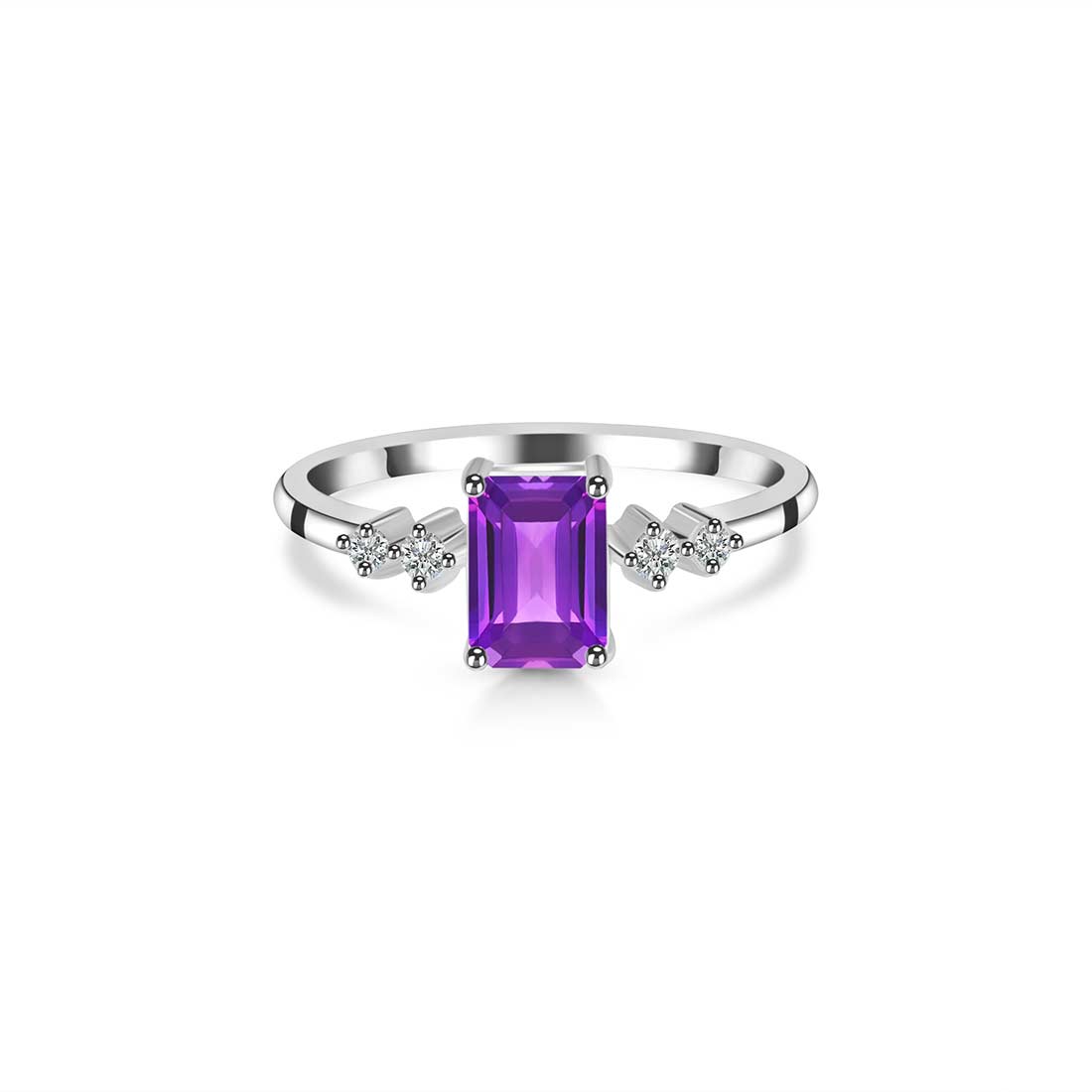 Amethyst Ring-(AMT-SR-2187.)