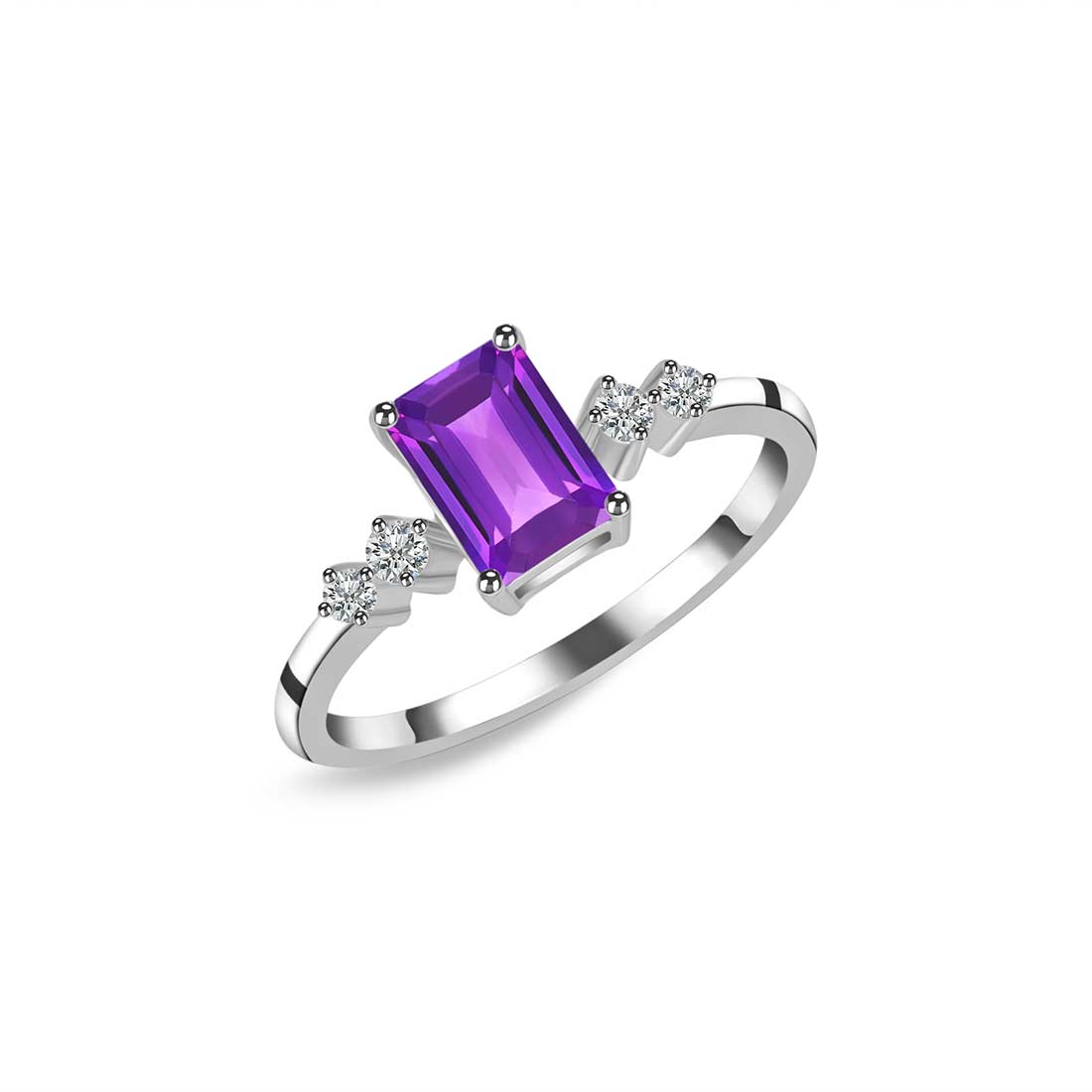 Amethyst Ring-(AMT-SR-2187.)