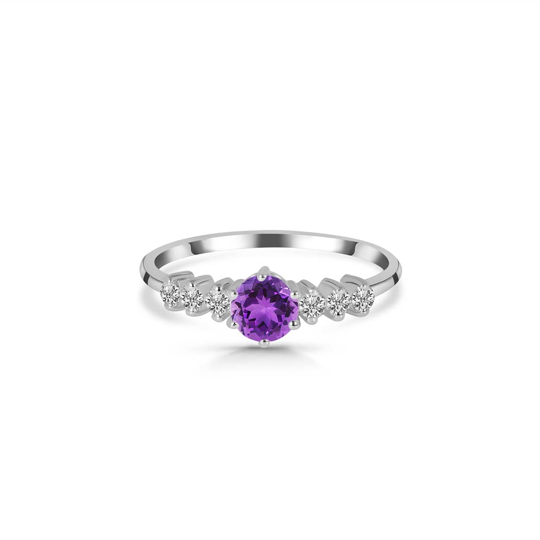 Amethyst Ring-(AMT-SR-2259.)