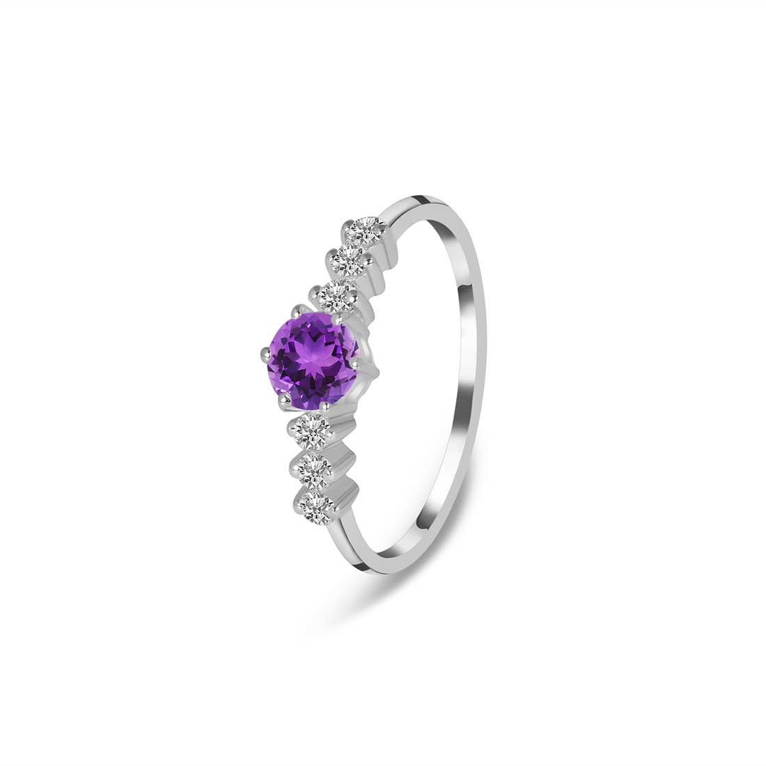 Amethyst Ring-(AMT-SR-2259.)