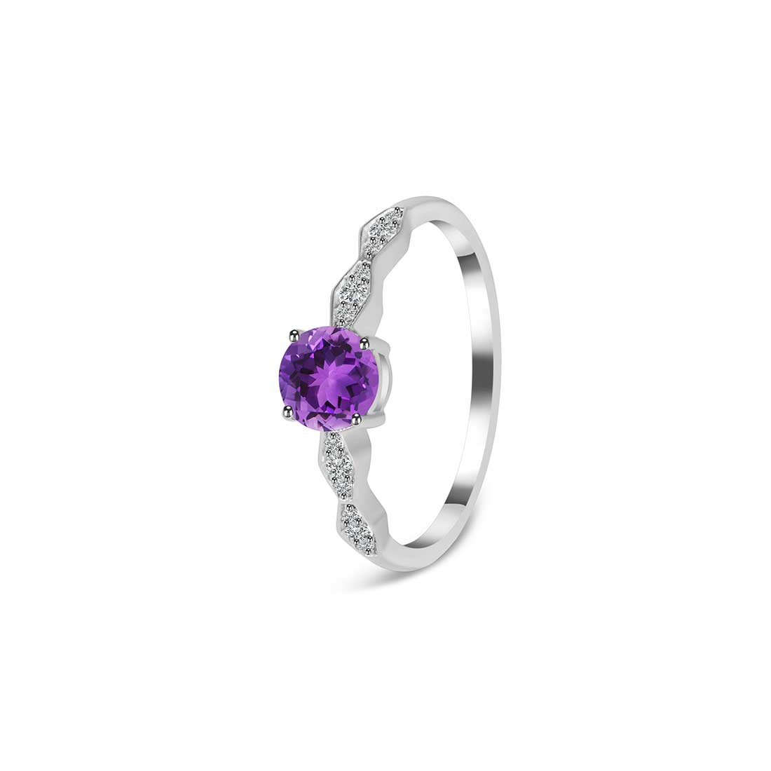 Amethyst Ring-(AMT-SR-2288.)