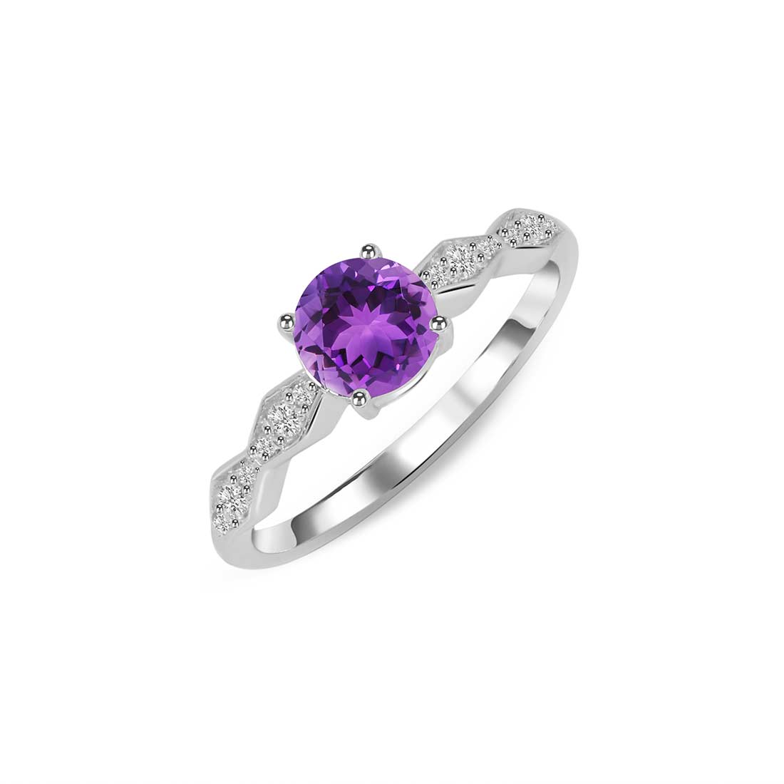 Amethyst Ring-(AMT-SR-2288.)