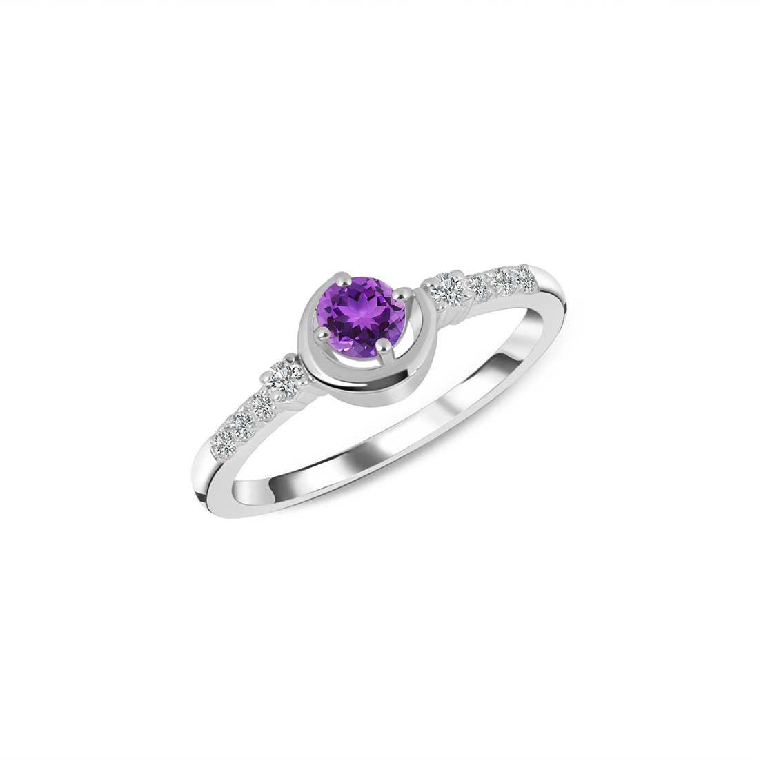 Amethyst Ring-(AMT-SR-2292.)