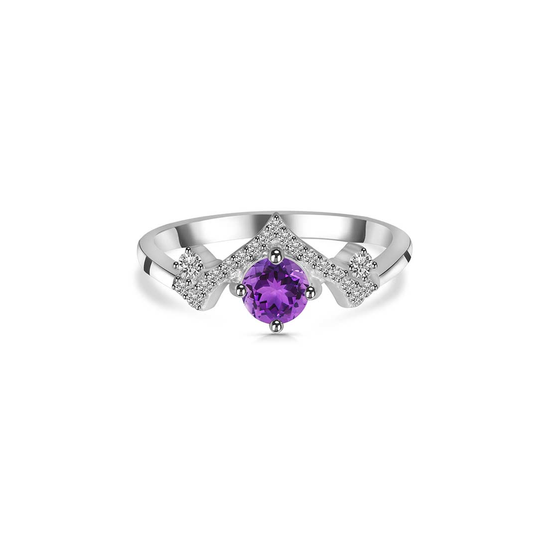 Amethyst Ring-(AMT-SR-2296.)