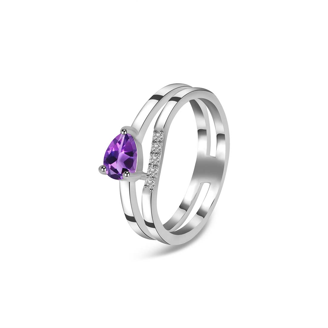 Amethyst Ring-(AMT-SR-2862.)