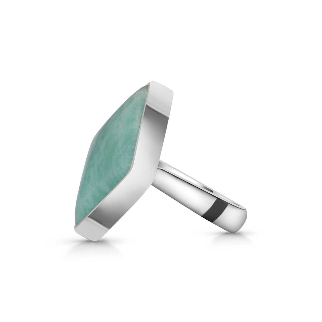 Amazonite Adjustable Ring-(AMZ-R-13.)