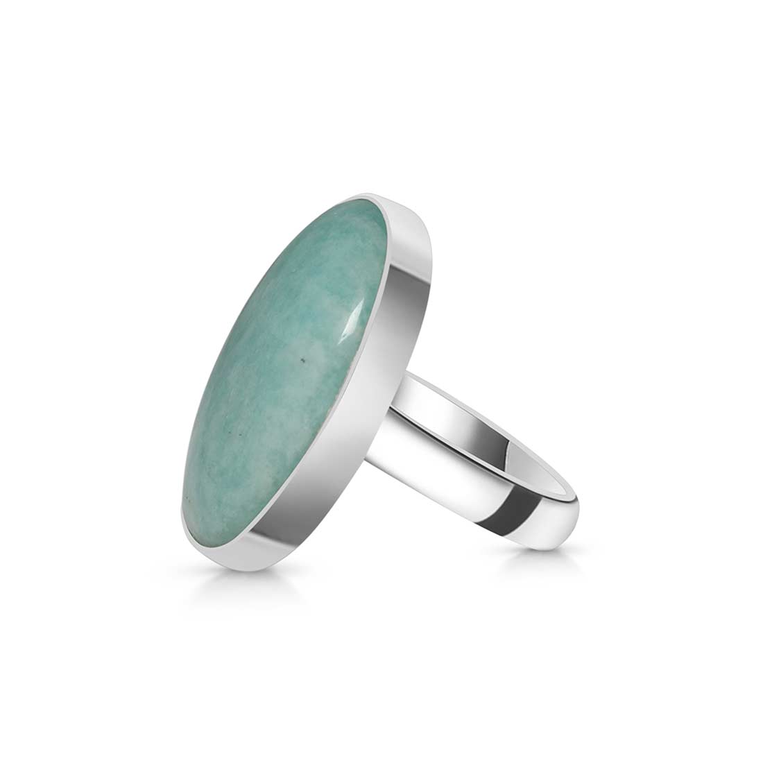 Amazonite Adjustable Ring-(AMZ-R-15.)