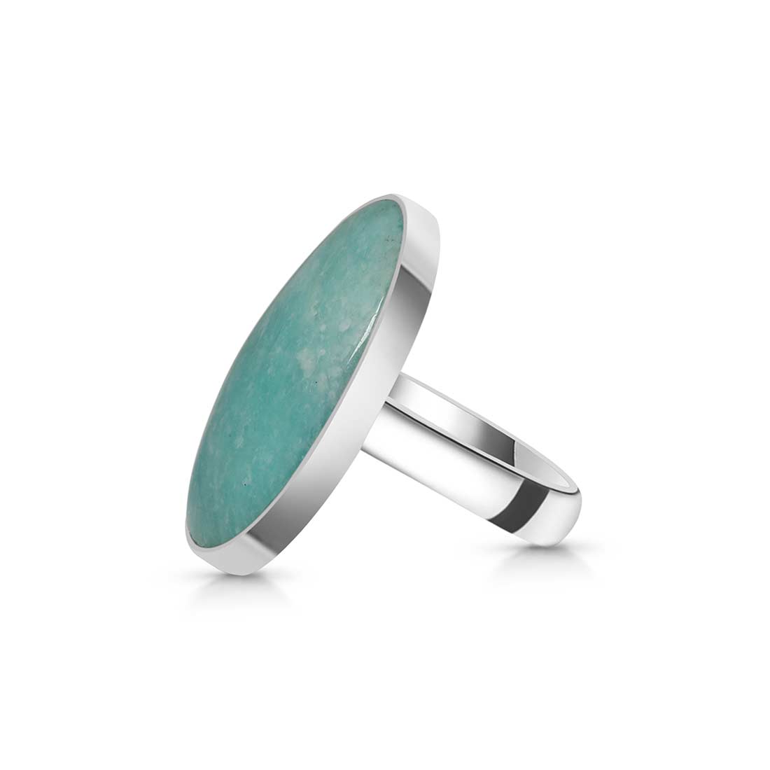 Amazonite Adjustable Ring-(AMZ-R-19.)