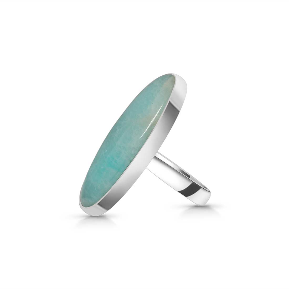 Amazonite Adjustable Ring-(AMZ-R-22.)