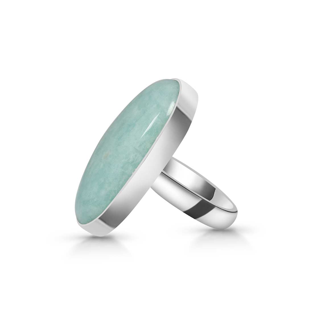 Amazonite Adjustable Ring-(AMZ-R-27.)