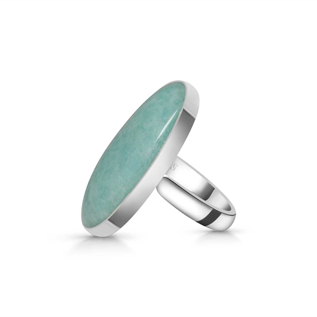 Amazonite Adjustable Ring-(AMZ-R-38.)