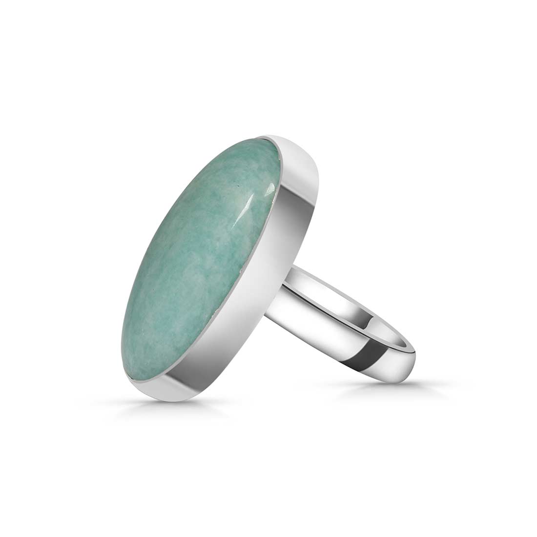 Amazonite Adjustable Ring-(AMZ-R-5.)