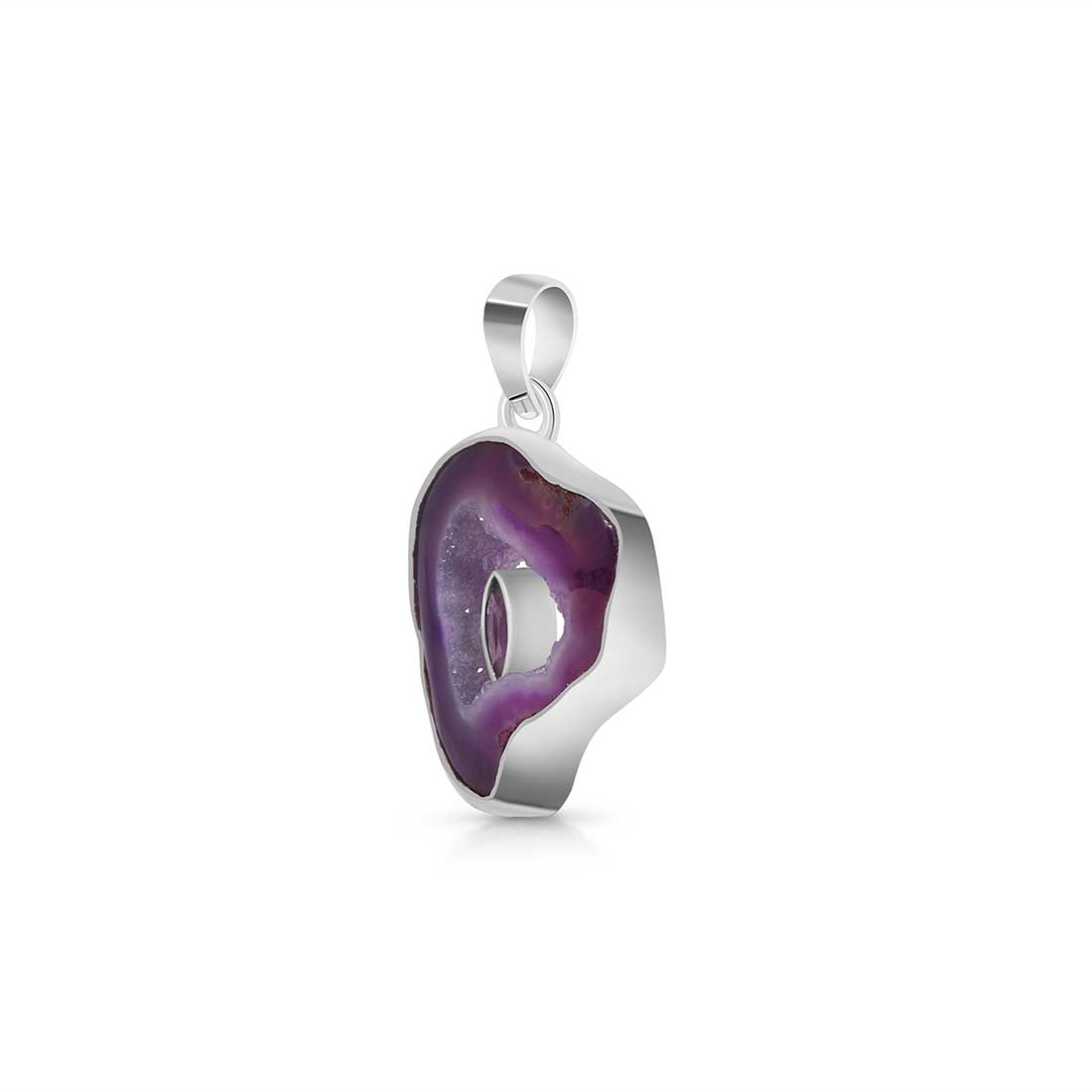 Agate (Purple) Pendant-(APU-P-1.)