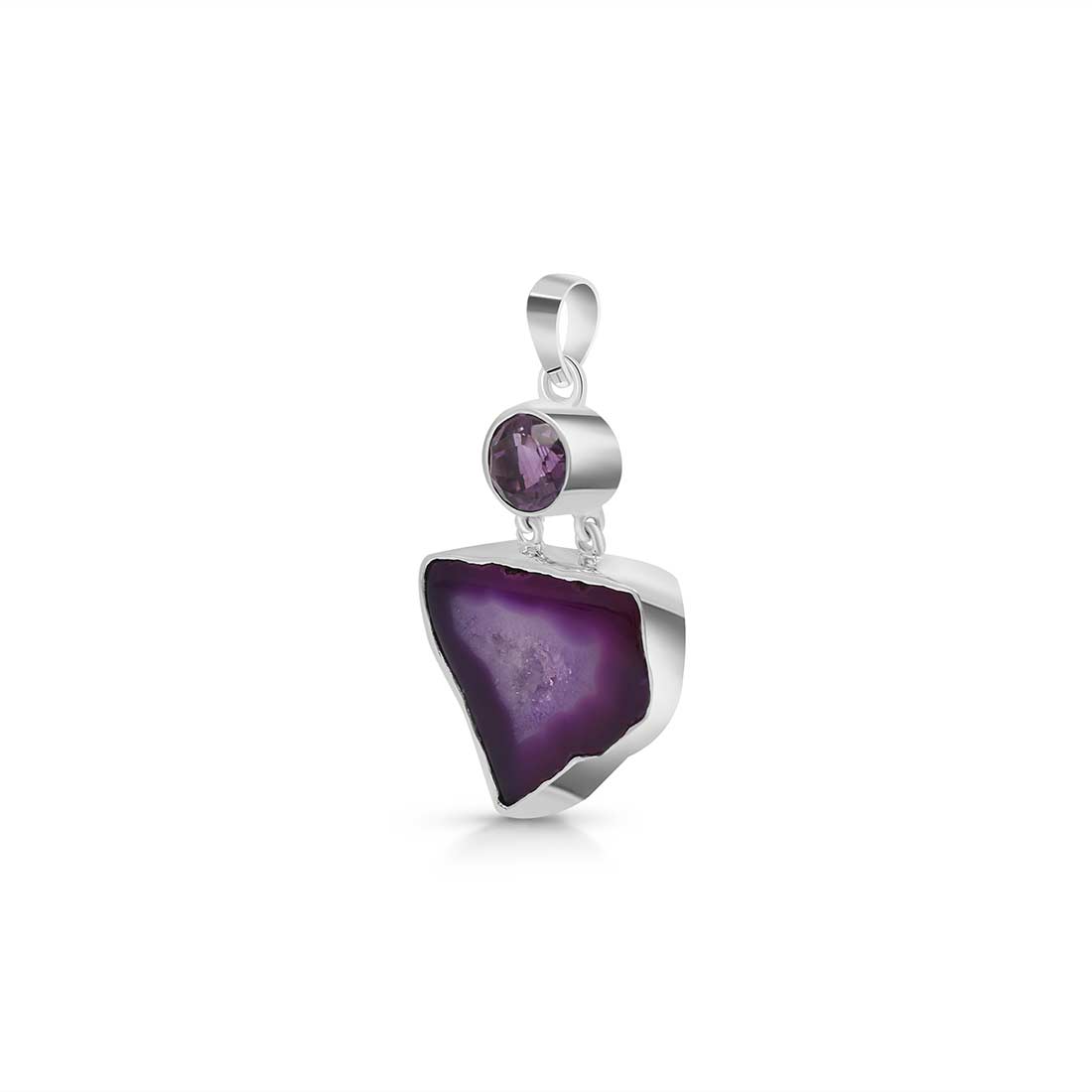 Agate (Purple) Pendant-(APU-P-19.)