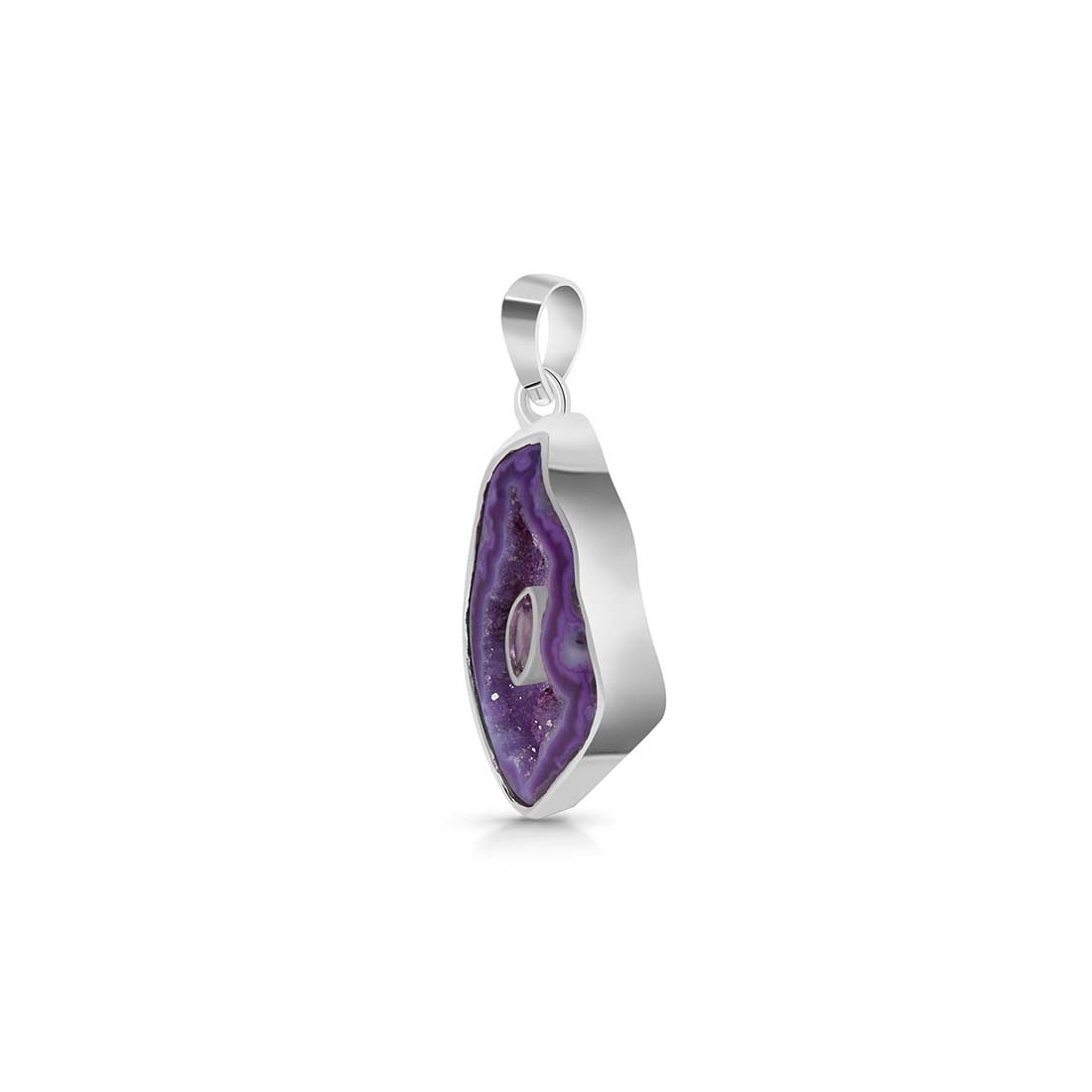 Agate (Purple) Pendant-(APU-P-2.)