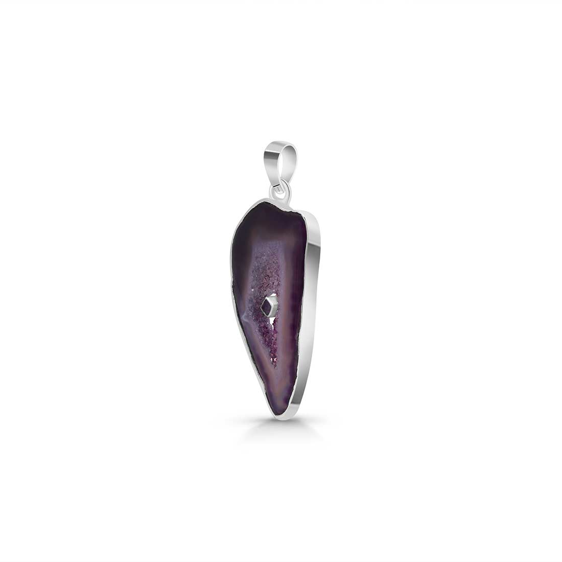 Agate (Purple) Pendant-(APU-P-21.)