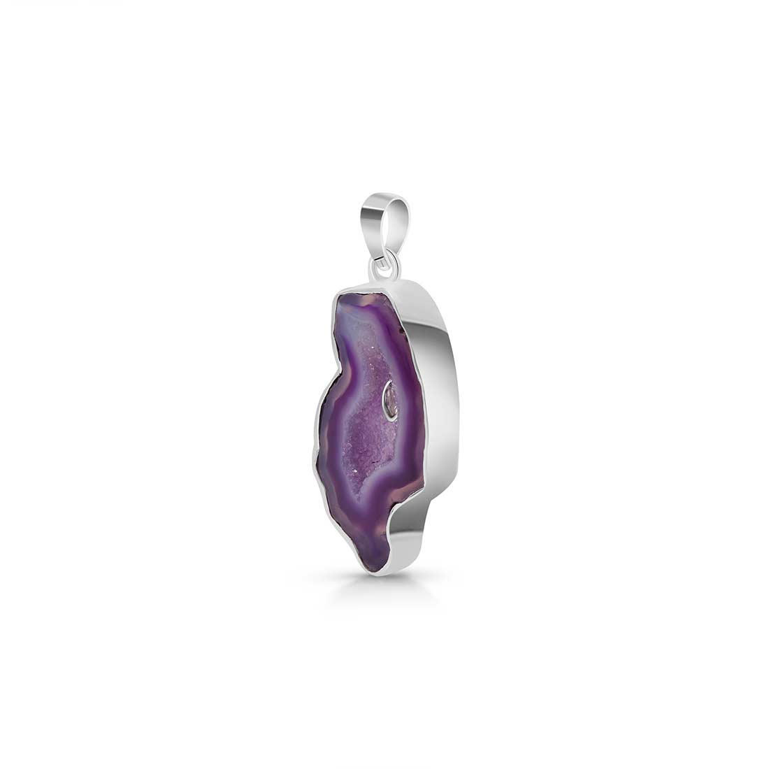 Agate (Purple) Pendant-(APU-P-22.)